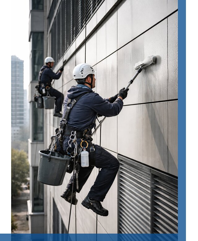 Мойка вентилируемого фасада в Чехове от 254 р. | ВЫСОТНИК-Чхв