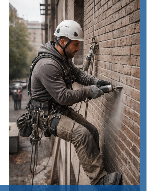 Расшивка кирпичных швов в Чехове от 610 р. | ВЫСОТНИК-Чхв