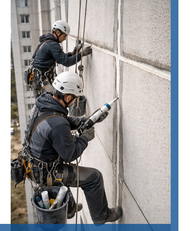 Герметизация межпанельных швов в Чехове от 712 р. | ВЫСОТНИК-Чхв