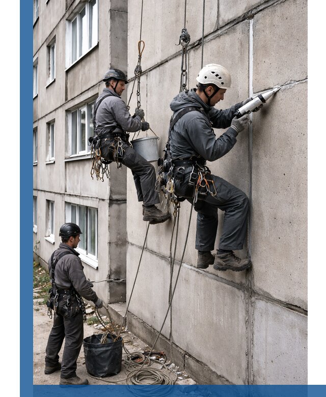 Герметизация межпанельных швов в Чехове с гарантией герметичности