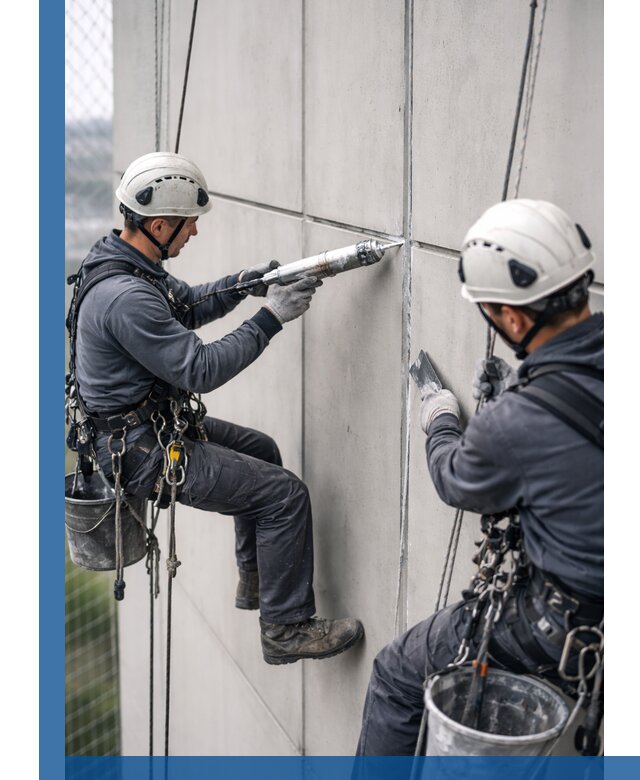 Первичная герметизация швов фасадов и кровель в Чехове