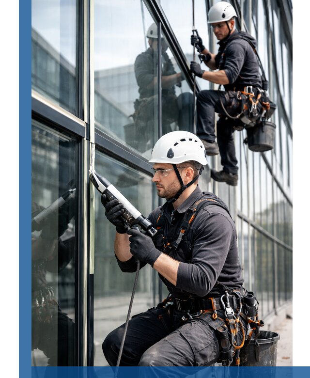 Герметизация витражных швов в Чехове для зданий и фасадов