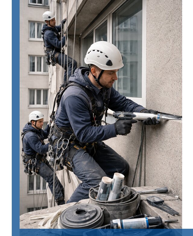 Герметизация швов лоджии в Чехове профессионально и надежно