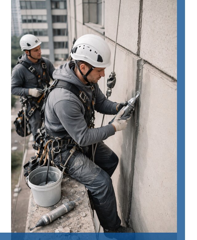 Ремонт деформационных швов здания в Чехове от 1017 р. | ВЫСОТНИК-Чхв