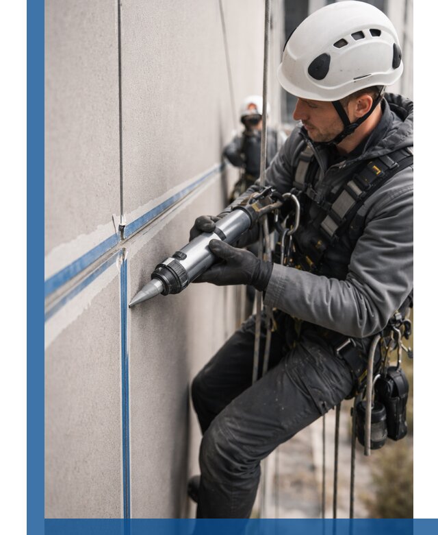 Герметизация стыков фасадных панелей в Чехове качественно и быстро