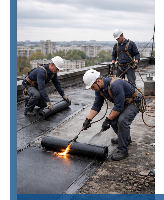 Ремонт наплавляемой кровли в Чехове качественно и надежно