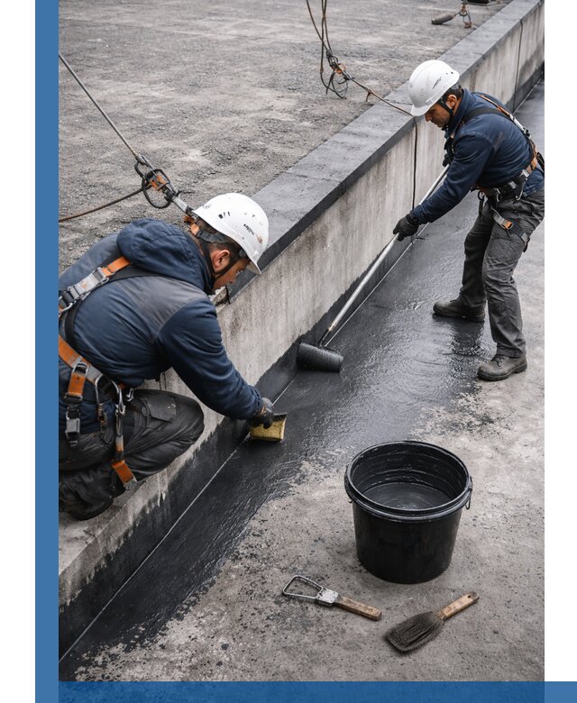 Гидроизоляция кровли жидкой резиной профессионально в Чехове