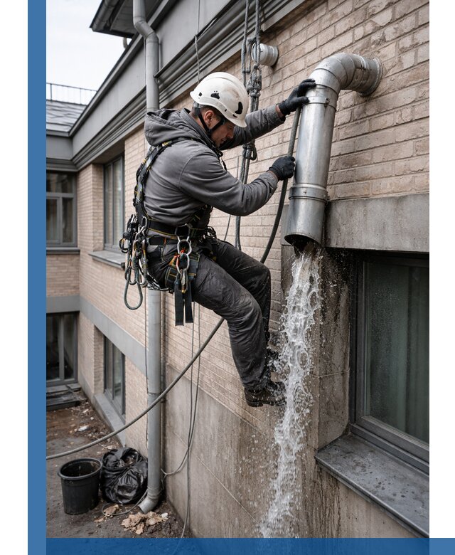 Профессиональная прочистка водосточных труб в Чехове с гарантией