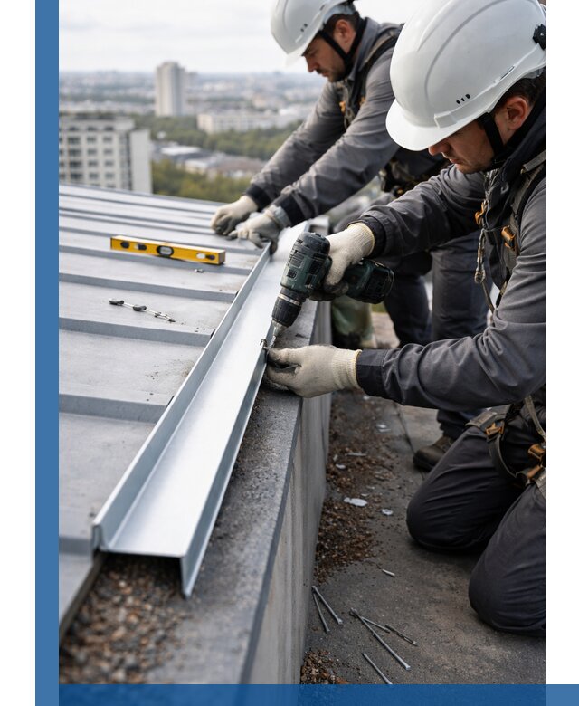 Монтаж капельника на кровле в Чехове с гарантией качества