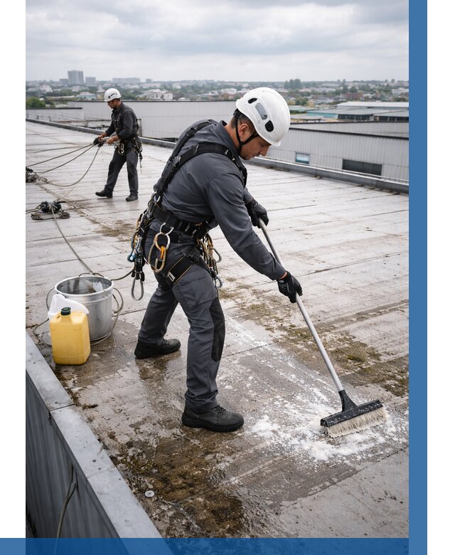 Очистка крыши по графику в Чехове от 7625 р. | ВЫСОТНИК-Чхв