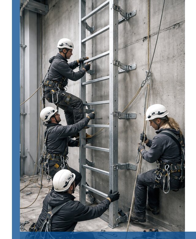 Монтаж металлических лестниц в Чехове под ключ со гарантией