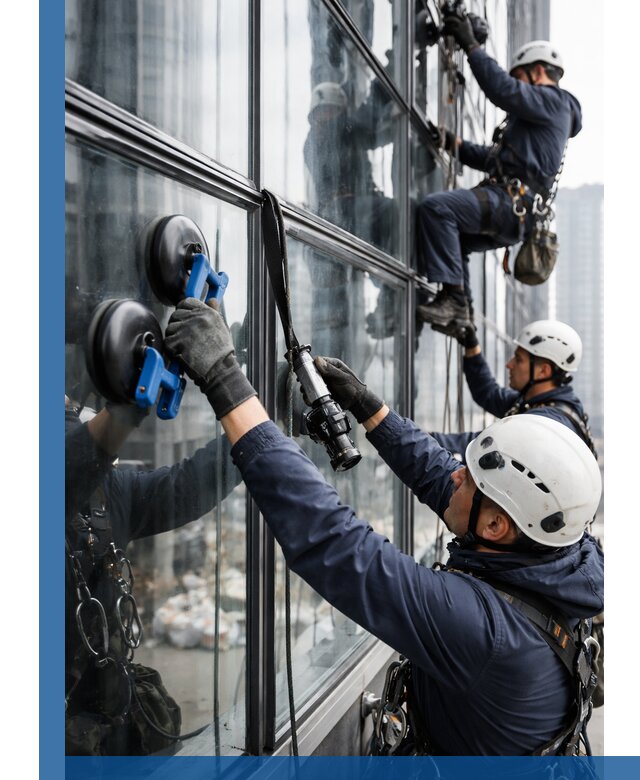 Радиусное остекление фасадов под ключ в Чехове с гарантиями