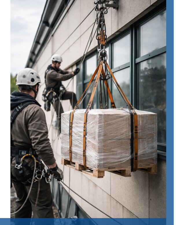 Подъем груза на высоту в Чехове от 3050 р. | ВЫСОТНИК-Чхв