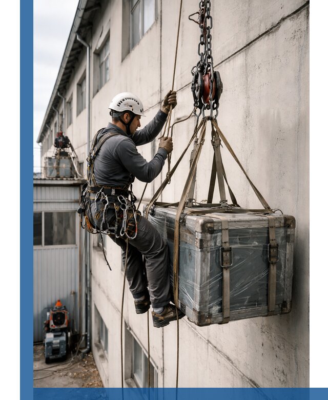 Подъем грузов на высоту в Чехове для промышленных объектов