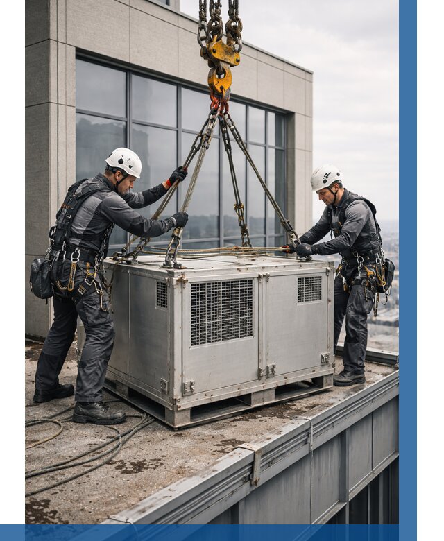 Такелажные работы на высоте в Чехове от 8134 р. | ВЫСОТНИК-Чхв