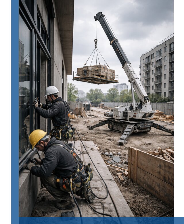 Аренда крана Пионер в Чехове для строительных работ