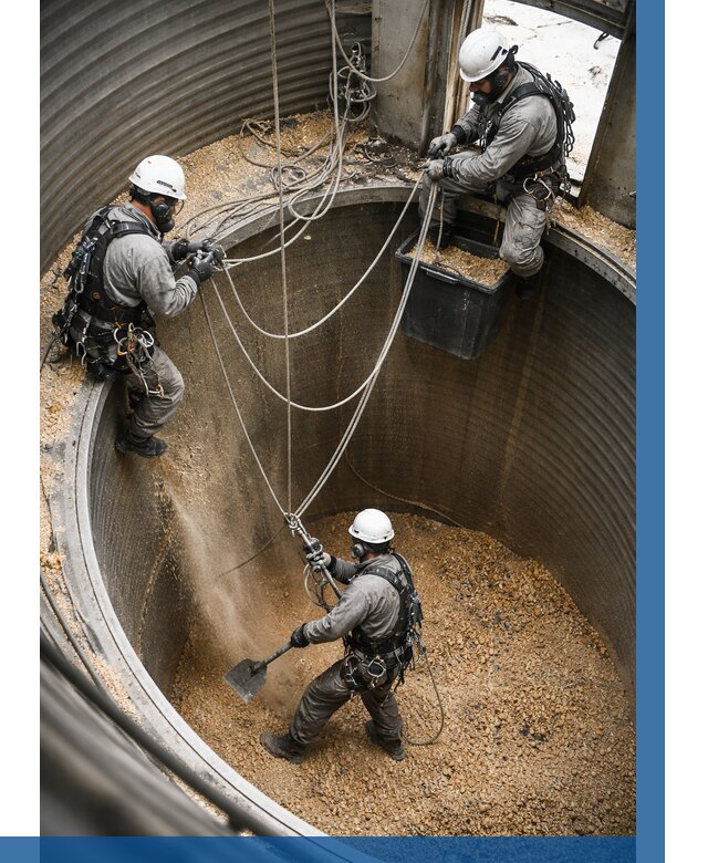 Чистка зерновых бункеров в Чехове от 12200 р. | ВЫСОТНИК-Чхв