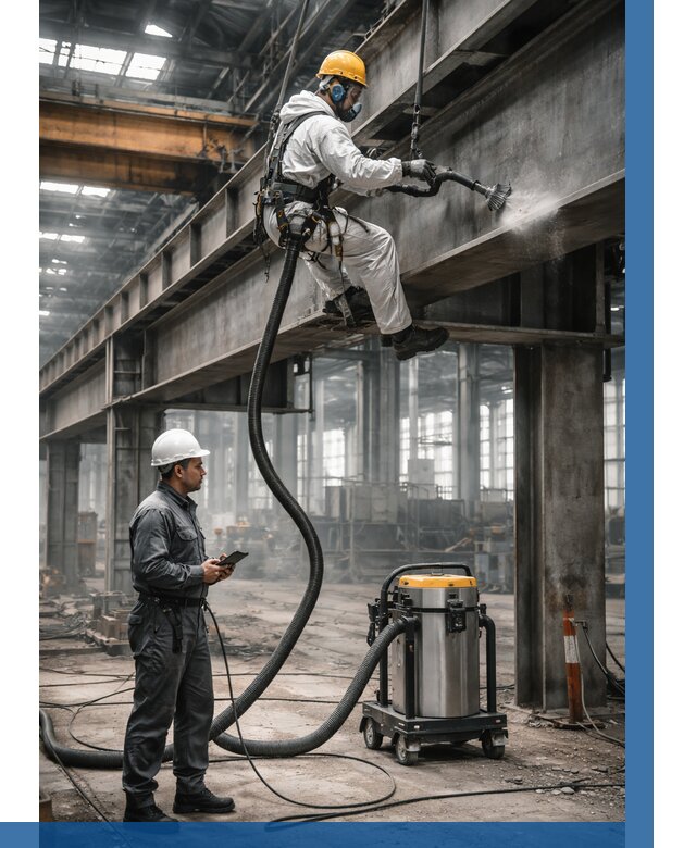 Обеспыливание конструкций в цехе в Чехове от 4270 р. | ВЫСОТНИК-Чхв