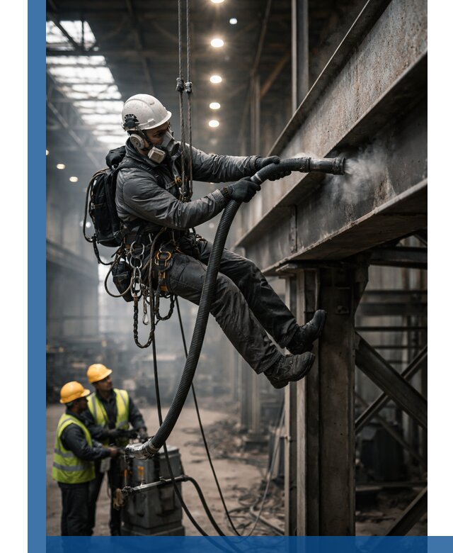 Обеспыливание конструкций в цехах промышленного производства в Чехове