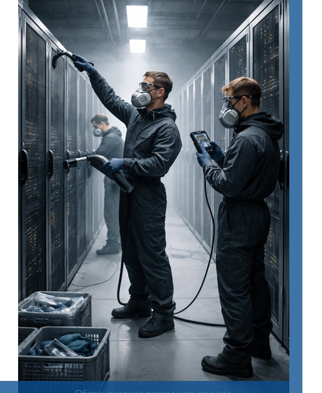 Обеспыливание серверной комнаты в Чехове от 4575 р. | ВЫСОТНИК-Чхв