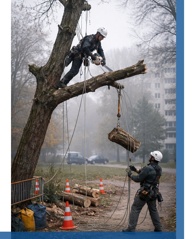 Удаление аварийных деревьев в Чехове от 15251 р. | ВЫСОТНИК-Чхв