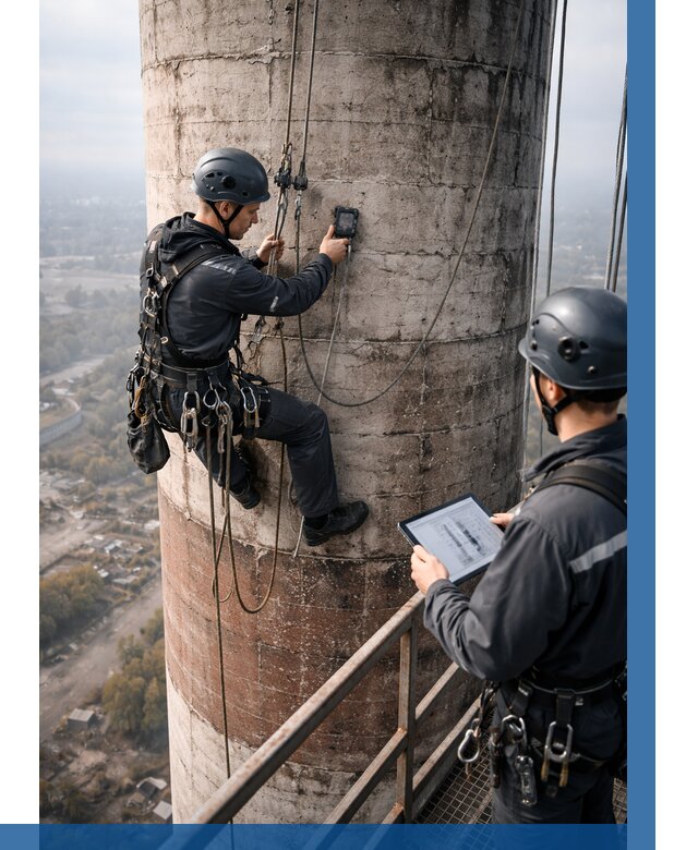 Обследование дымовой трубы в Чехове от 8134 р. | ВЫСОТНИК-Чхв