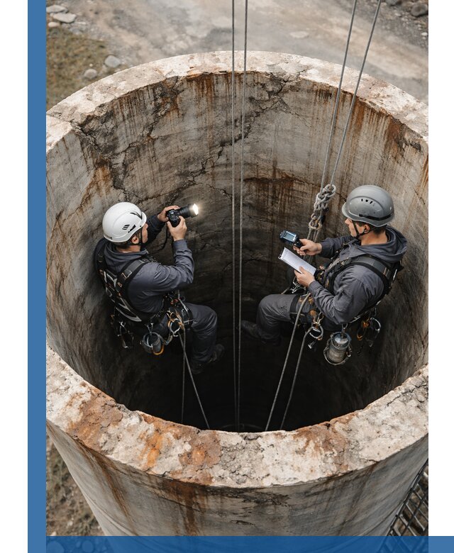 Обследование дымовой трубы: диагностика и оценка состояния в Чехове